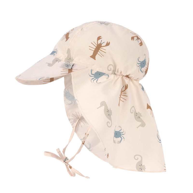 Casquette protège nuque 18m-3ans animaux de la mer Lässig