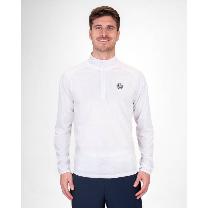 BIDI BADU Crew Longsleeve Tennisshirt Herren