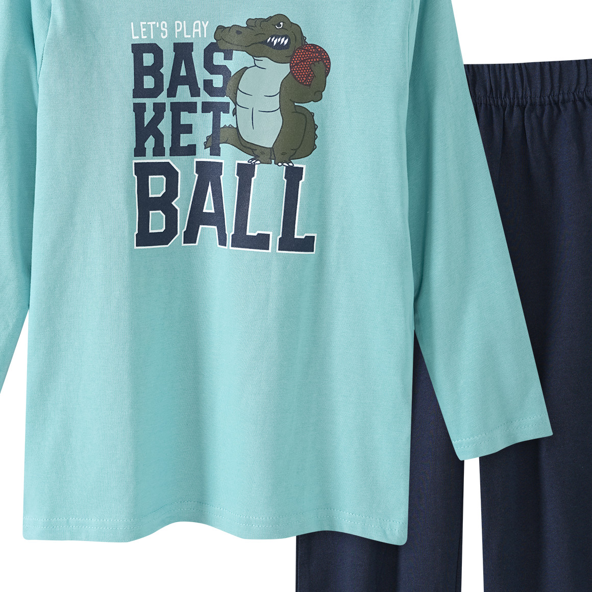 Jungen Schlafanzug mit Basketball-Print