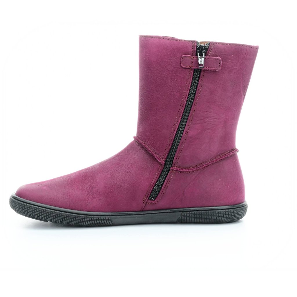 Koel4kids Fina Bordo 08L002.231-260 weinrote Barfuß-Halbstiefel