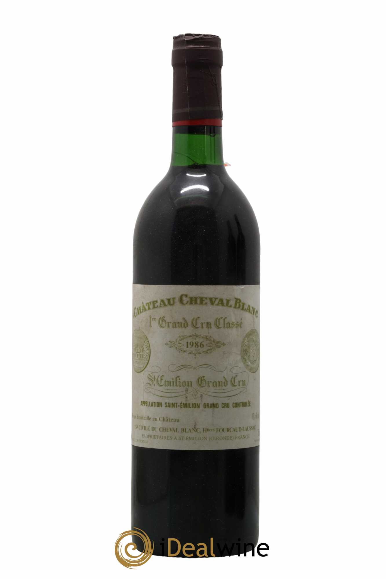 Château Cheval Blanc 1er Grand Cru Classé A  1986 - Lot de 1 Bouteille
