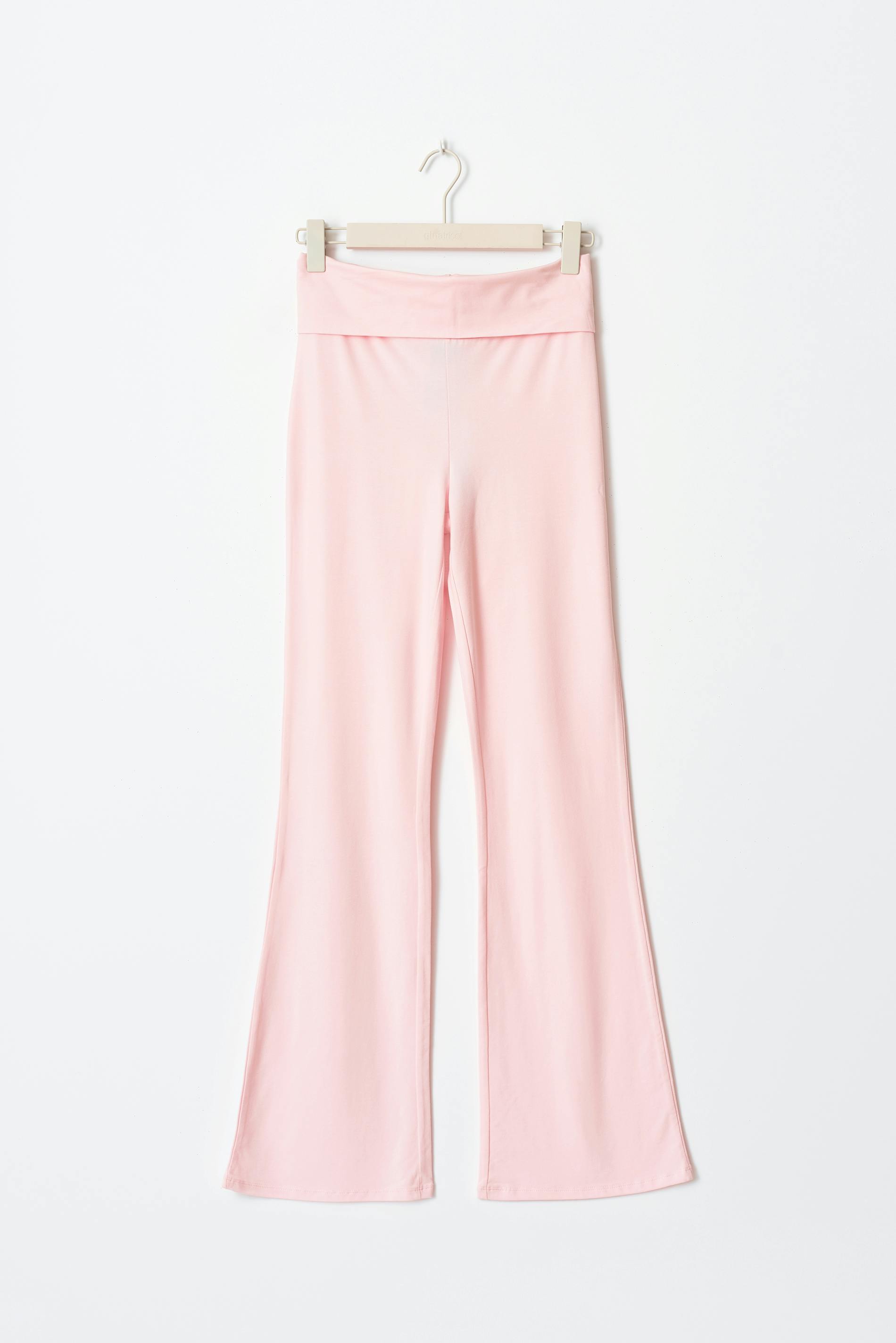 Soft touch folded trouser