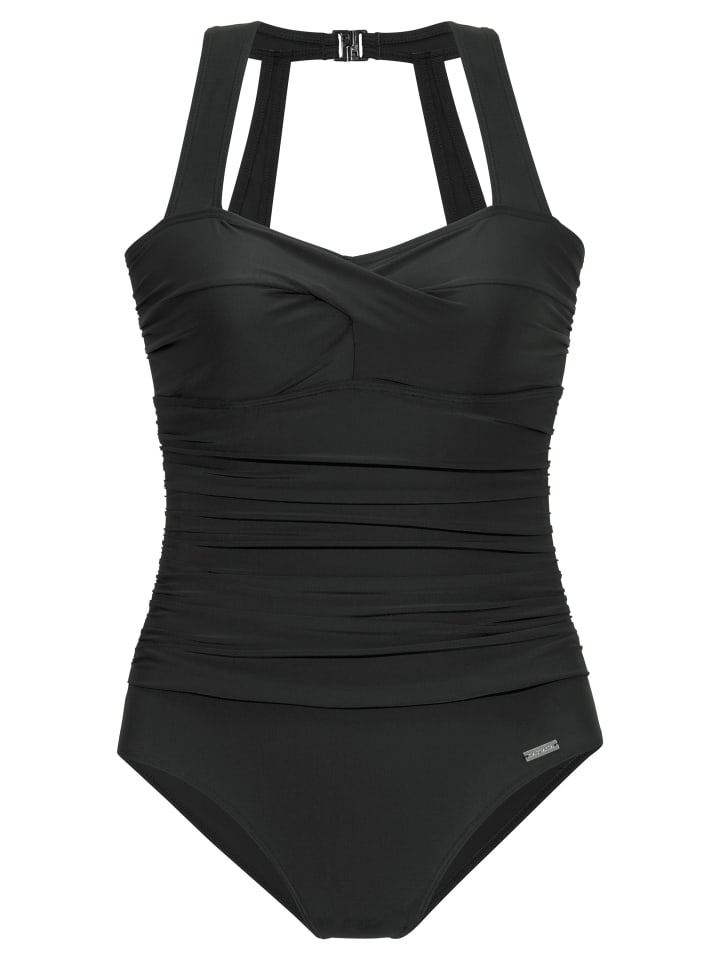 LASCANA Badeanzug in schwarz günstig kaufen