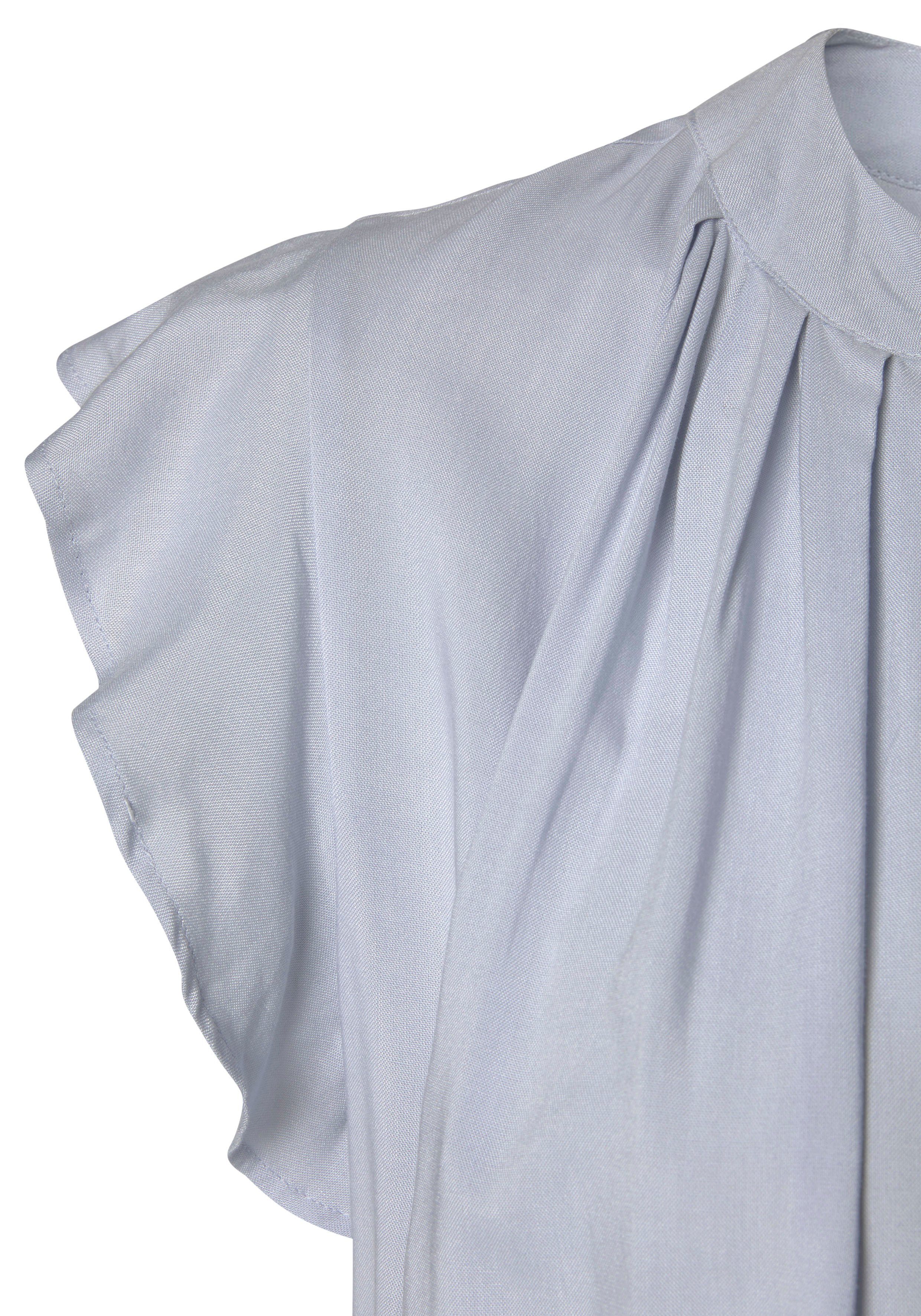LASCANA Schlupfbluse mit Rüschenärmeln, Kurzarmbluse, elegant