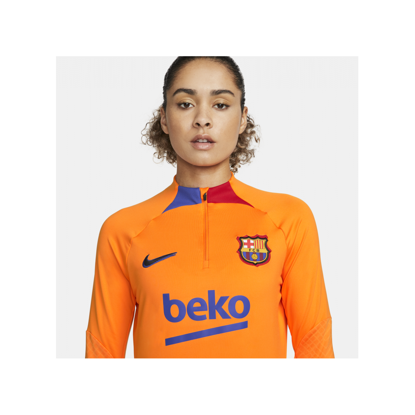 Nike FC Barcelona Strike Drill Top Damen Orange F837