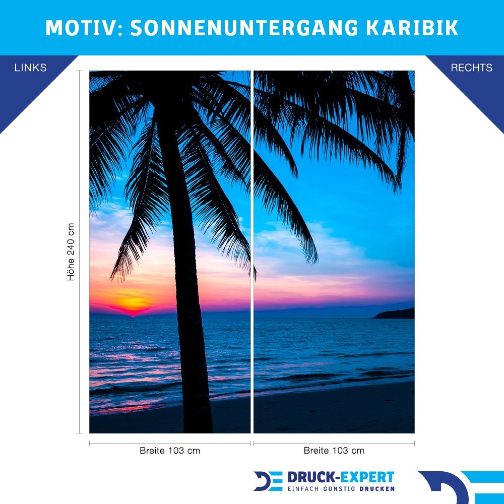 DRUCK-EXPERT Duschrückwand Premium Duschrückwand - langlebiger Fliesensticker aus 0,4 mm selbstklebenden Hart-PVC