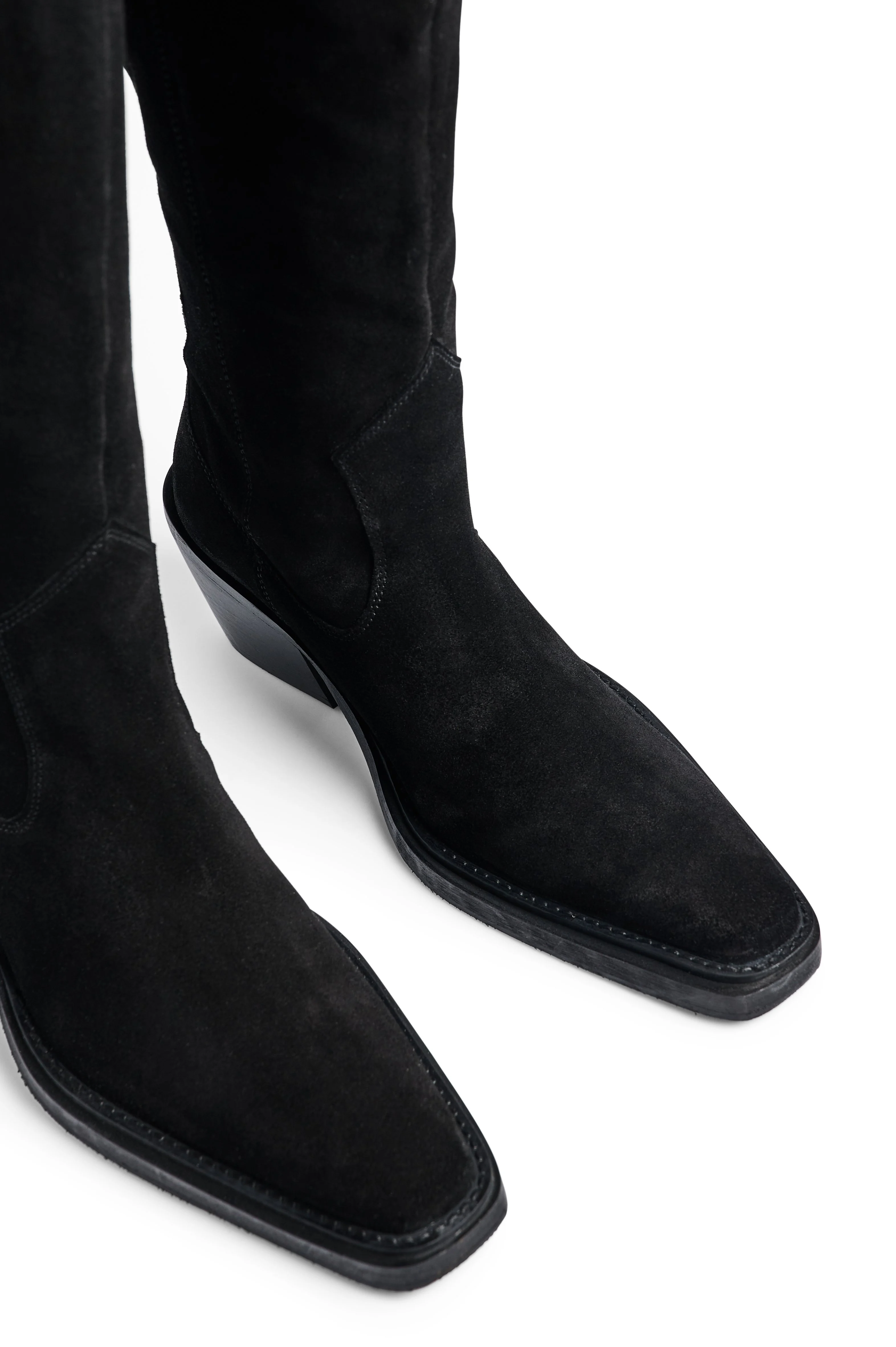 Cowboy-Stiefel aus Wildleder