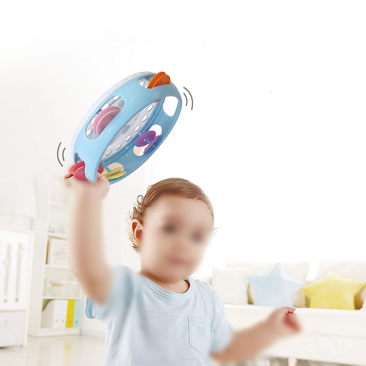 Tamburin-Spielzeug Kinderpädagogische Früherziehung, Musikaufklärung