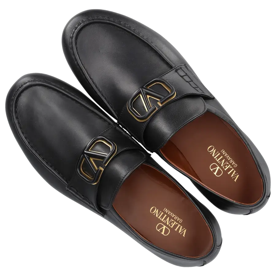 Valentino Garavani - Herrenschuhe VLOGO SIGNATURE Nappaleder - schwarz
