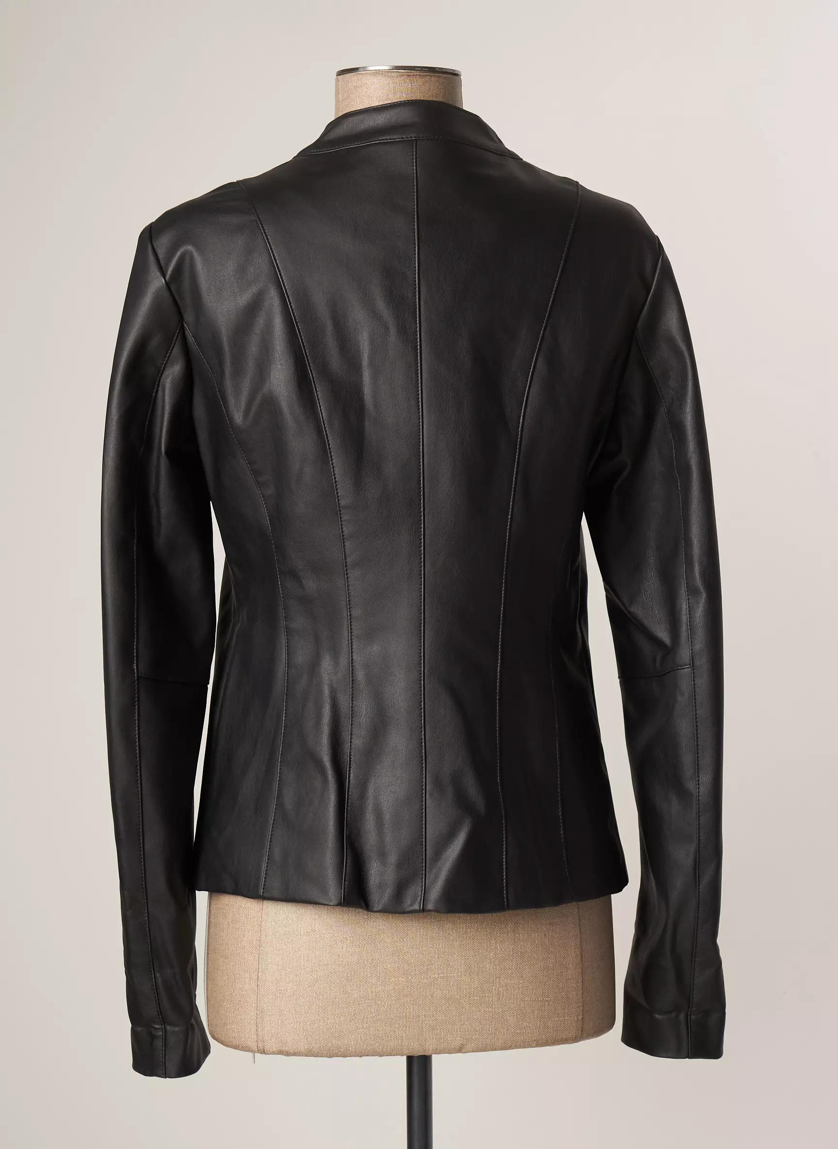 Rever Mile Vestesimilicuir Femme couleur noir