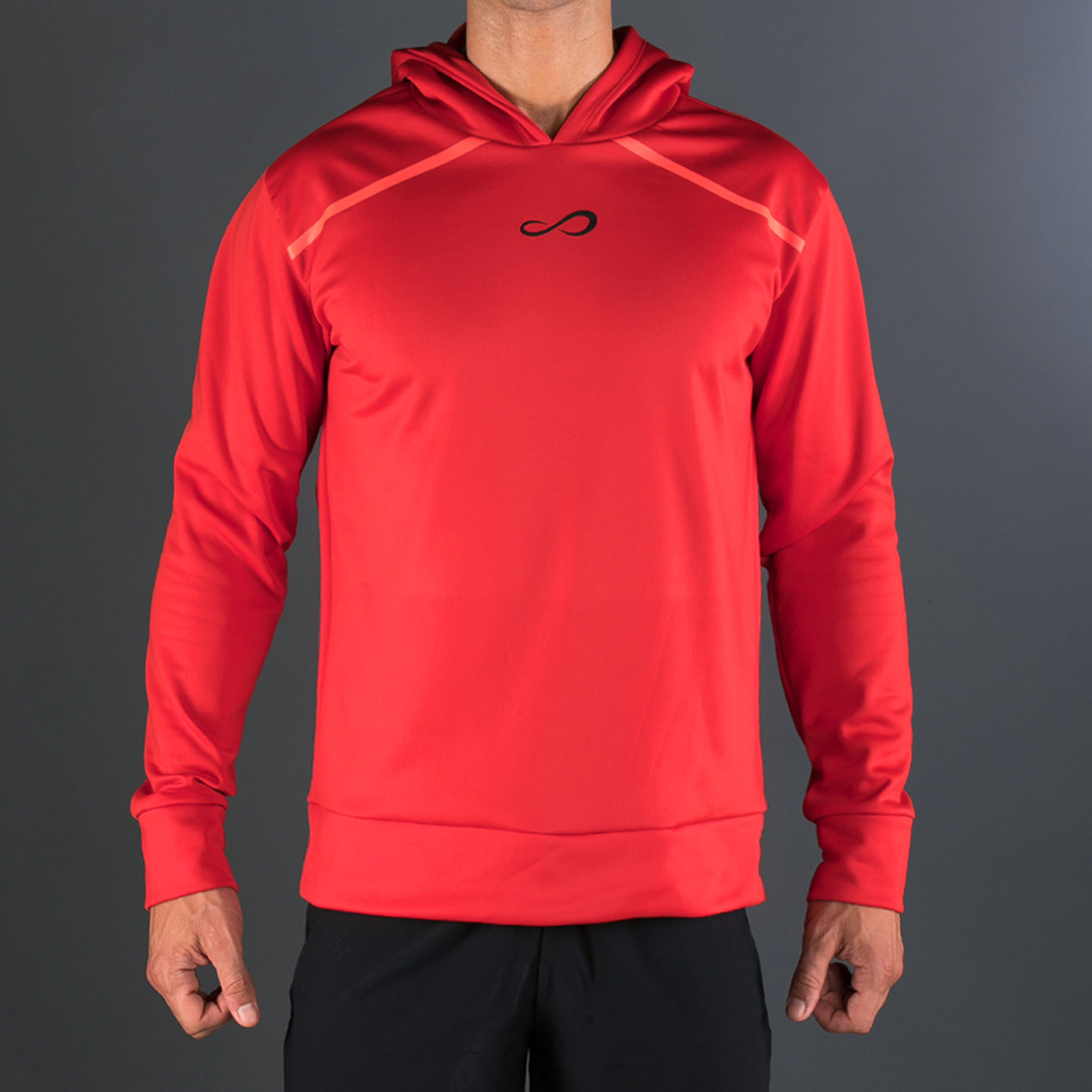 Rush Hoody Herren - Rot, Koralle