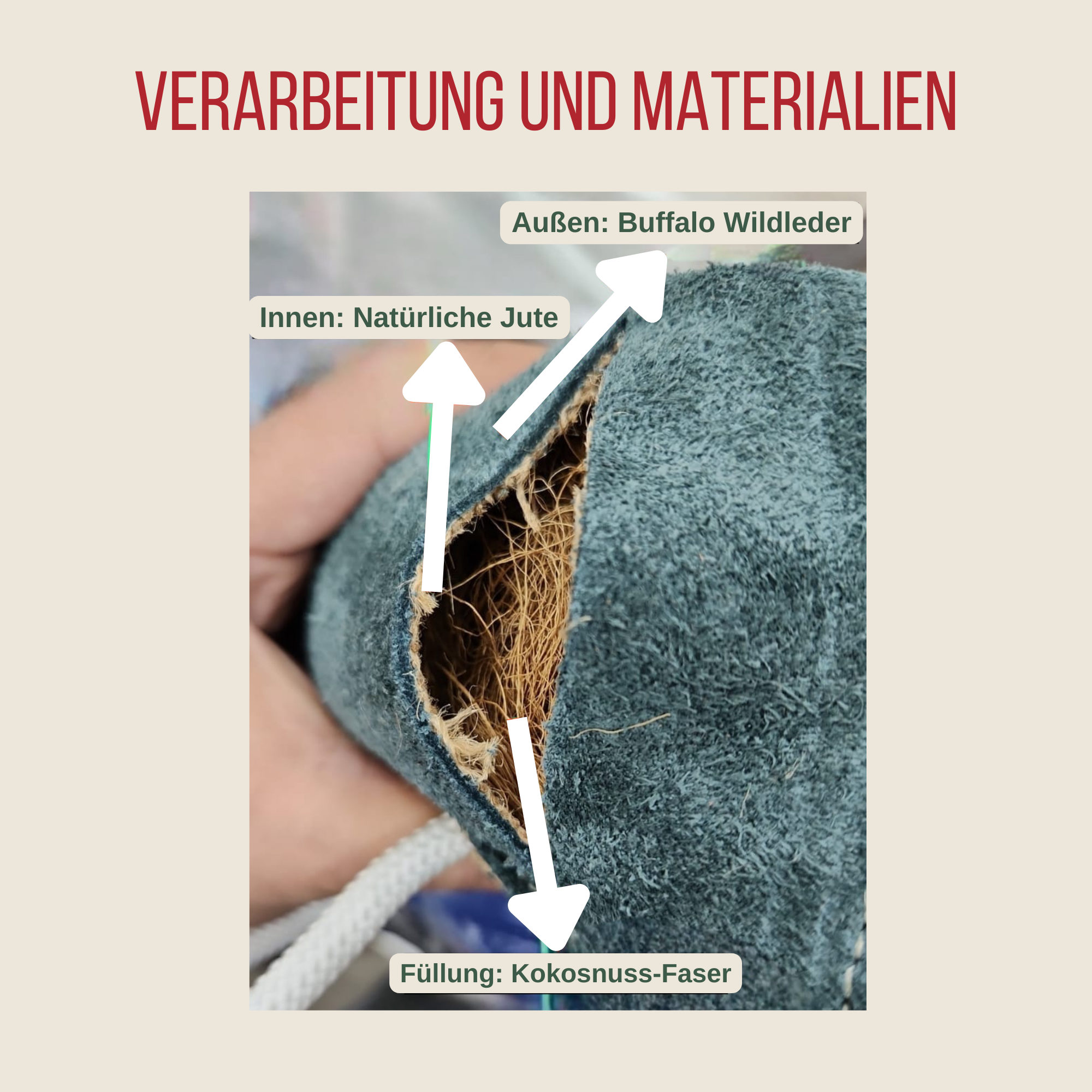 ChronoBalance Kauspielzeug ChronoBalance Nikolausstrumpf Spielzeug aus Leder