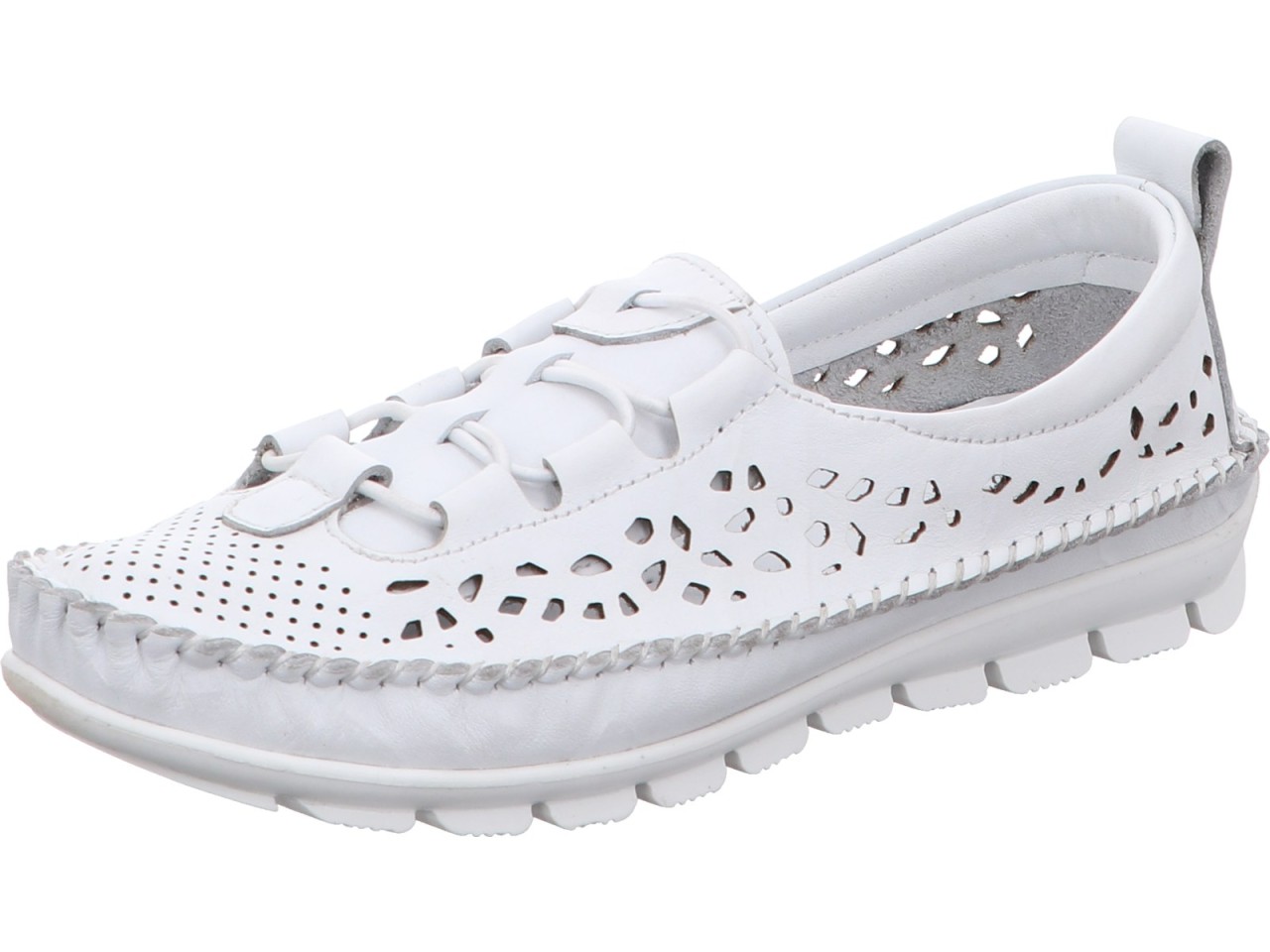GEMINI Sportliche Slipper weiss
