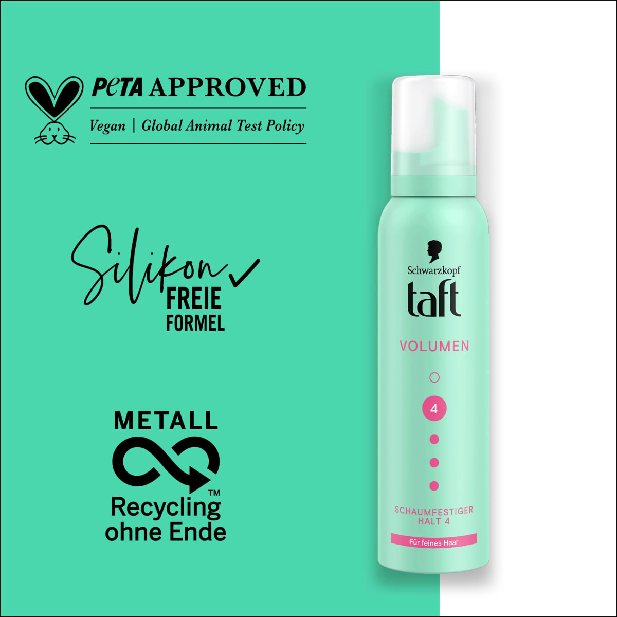 Schaumfestiger Volumen, für feines Haar, 150 ml