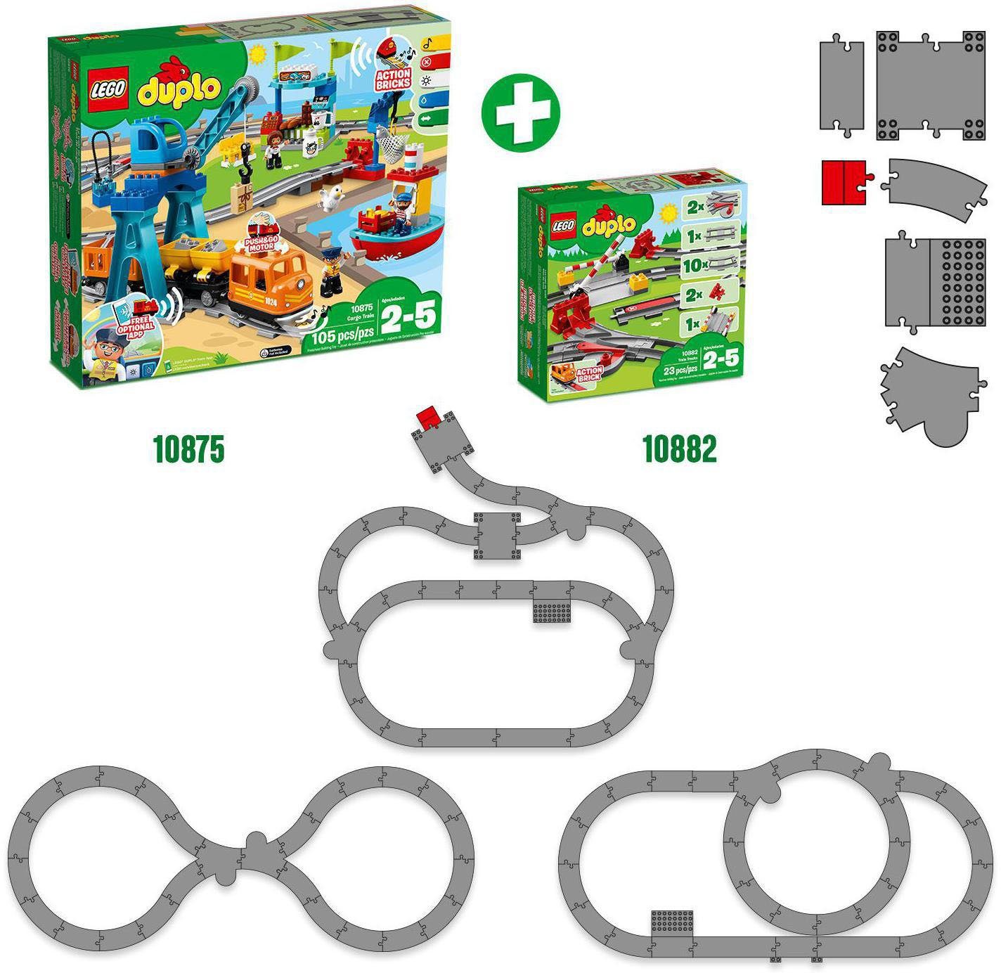 LEGO® Konstruktionsspielsteine Ergänzungs-Set LEGO® DUPLO® Town, (23-tlg), (23 St)