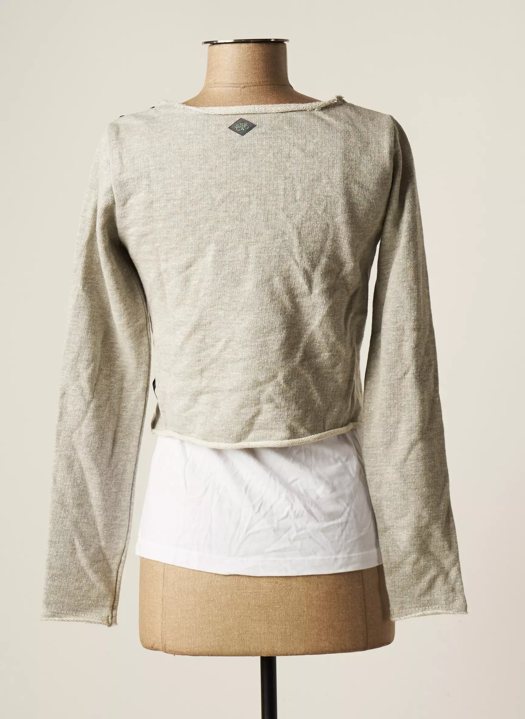 Le Temps Des Cerises Sweats Femme couleur gris