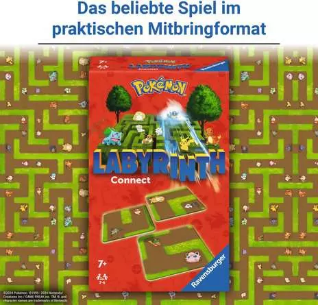 Pokémon Labyrinth Connect - Reisespiel ab 7 Jahren
