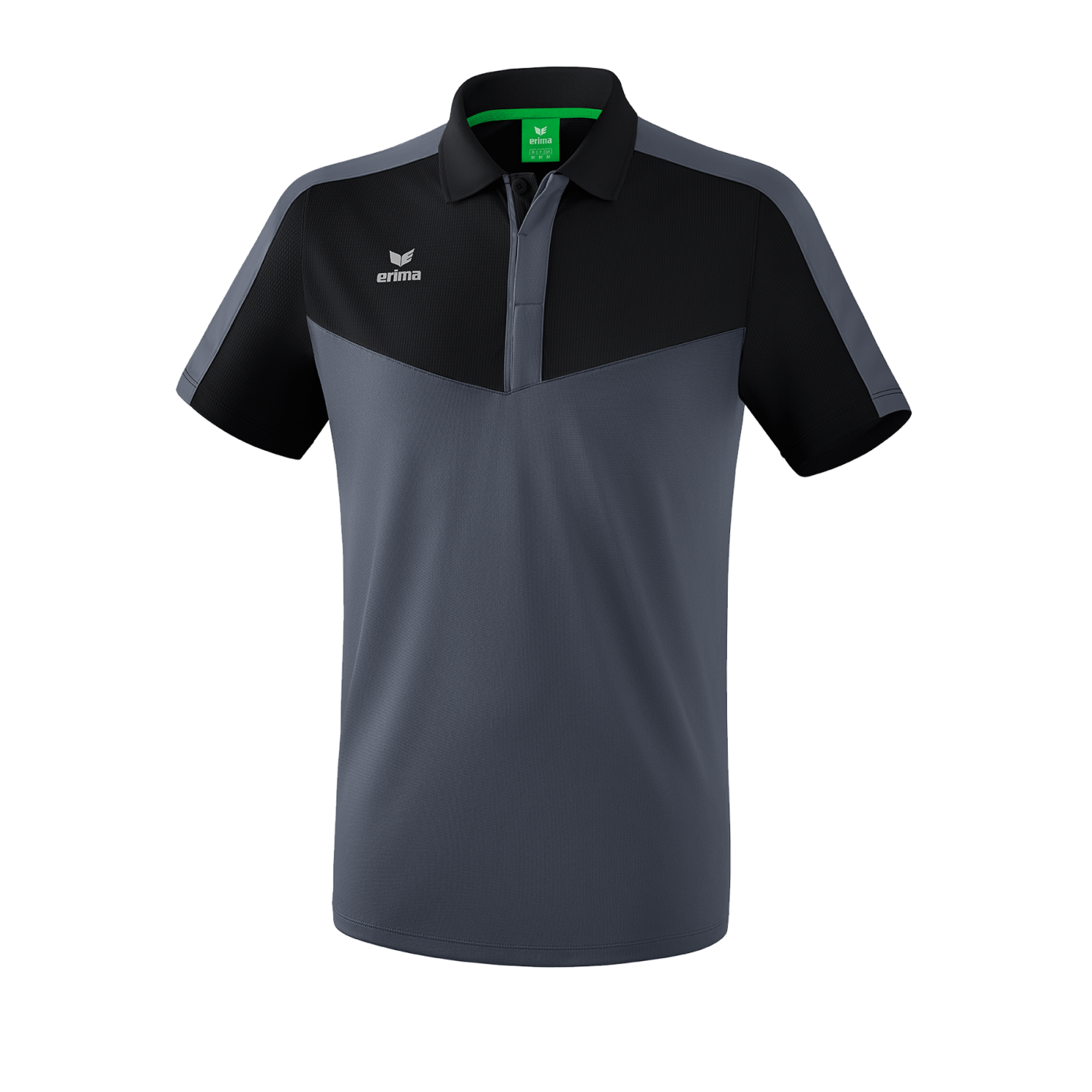 Erima Squad Poloshirt Schwarz Grau