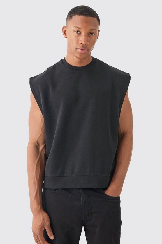Kastiger Oversize Jersey-Tanktop