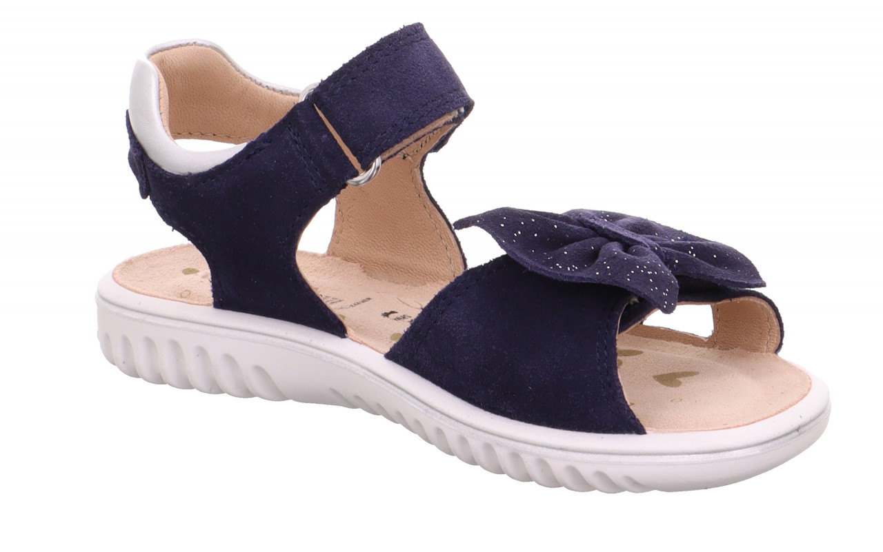 SPARKLE - Blau Sandale mit Klettverschluss