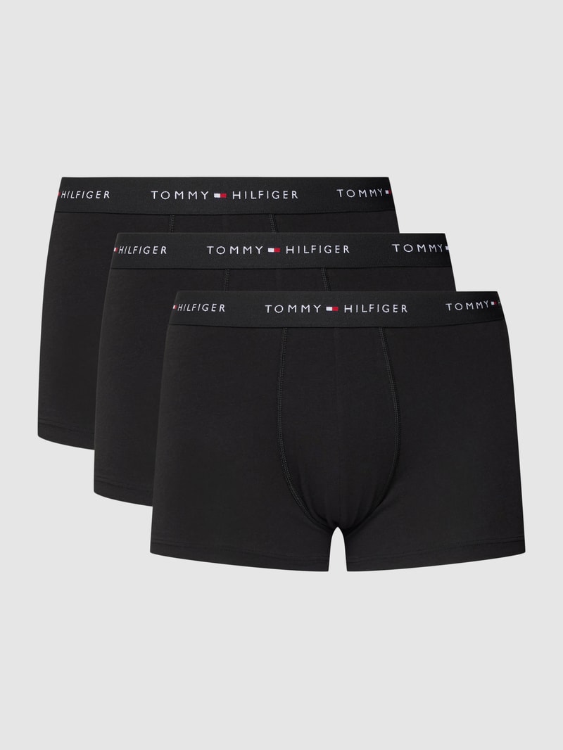 Trunks mit Logo-Stitching im 3er-Pack in schwarz
