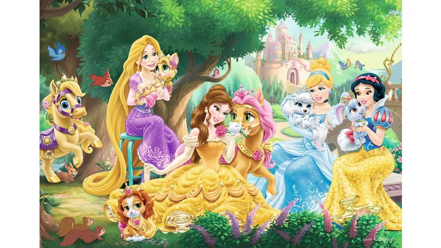 Ravensburger Puzzle - Beste Freunde der Prinzessinnen, 2 x 24 Teile