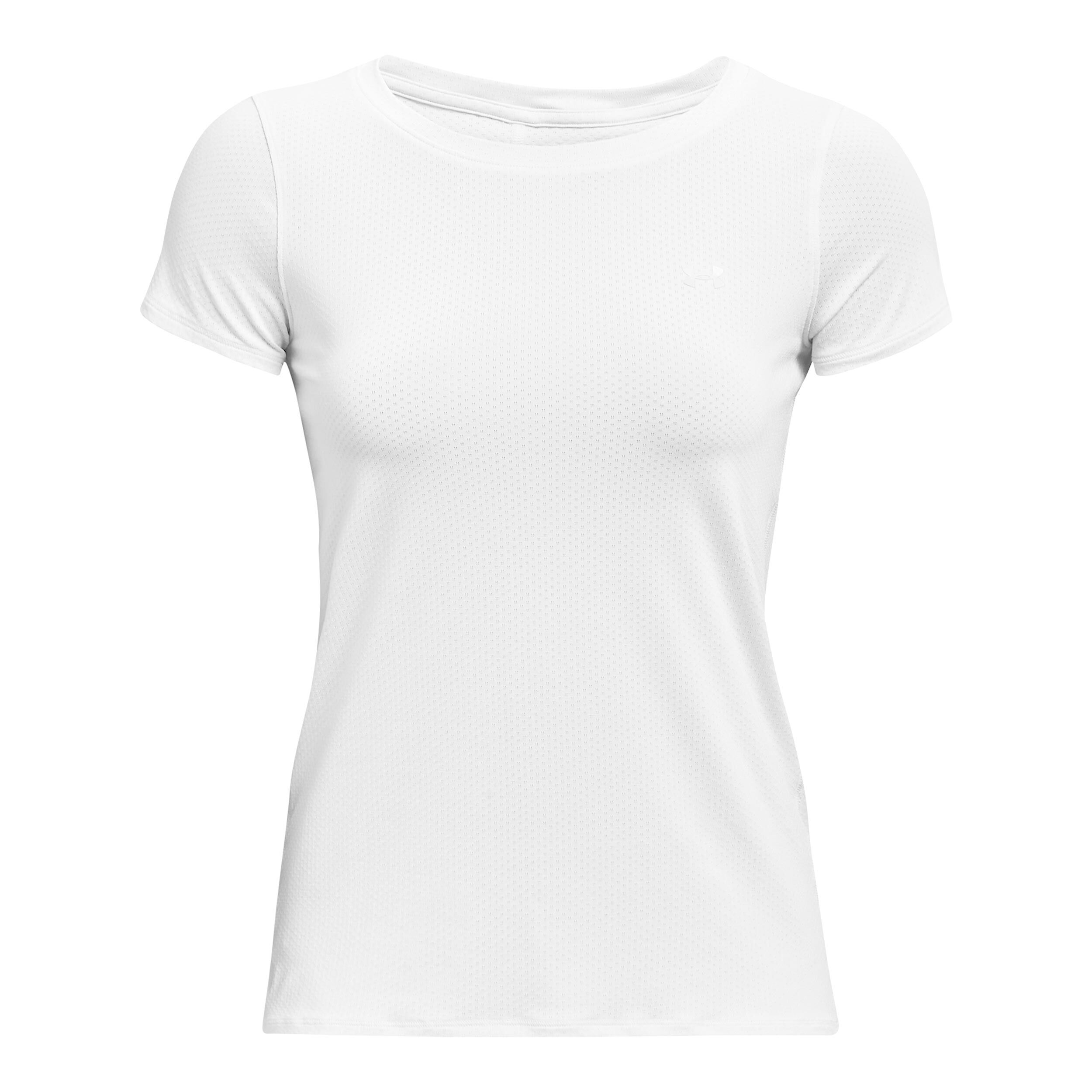 Heatgear T-Shirt Damen - Weiß, Silber