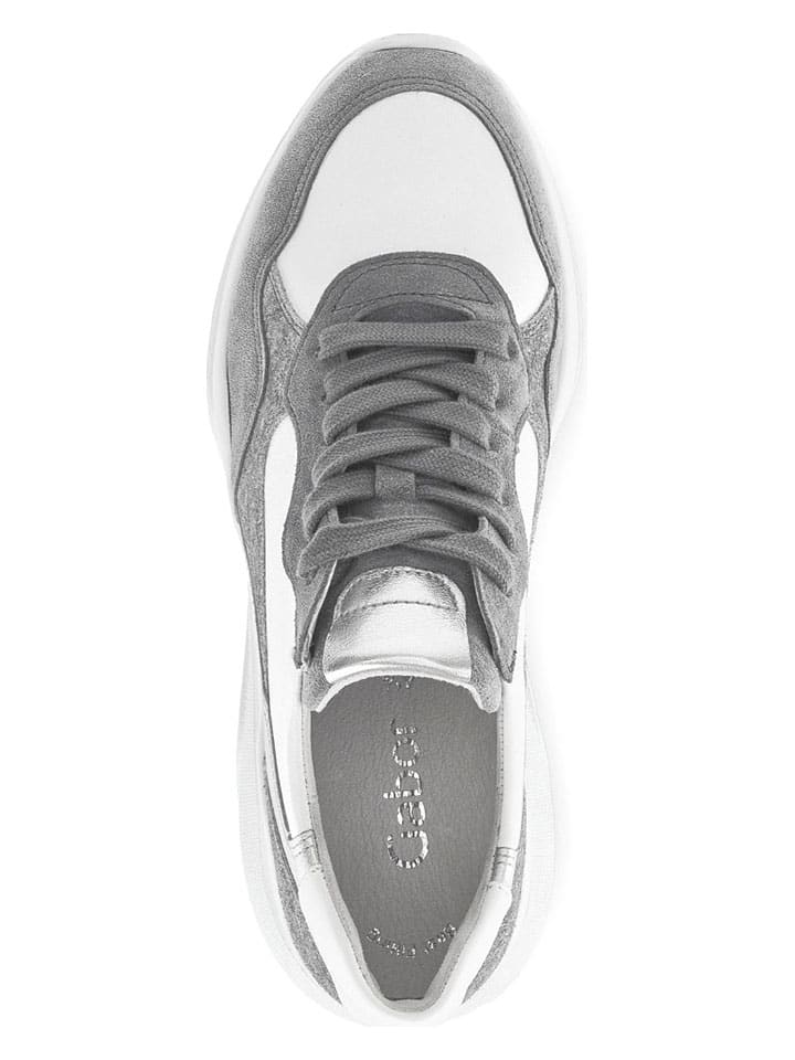 Gabor Sneakers in Weiß/ Grau günstig kaufen