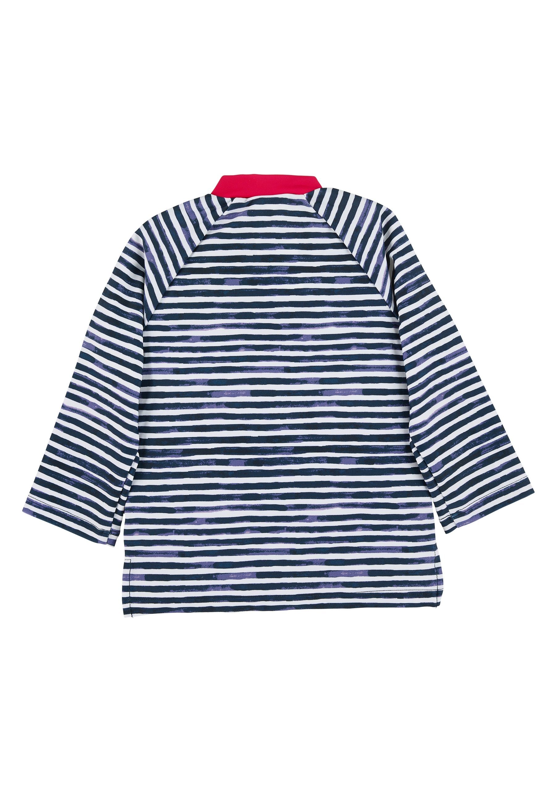Sterntaler® Badeanzug Langarm-Schwimmshirt Schildkröte (1-St., Kinderbadeanzug Langarm, Schwimmshirt gestreift) Schwimmanzug mit Reißverschluss und Stehkragen, Baby Badeanzug