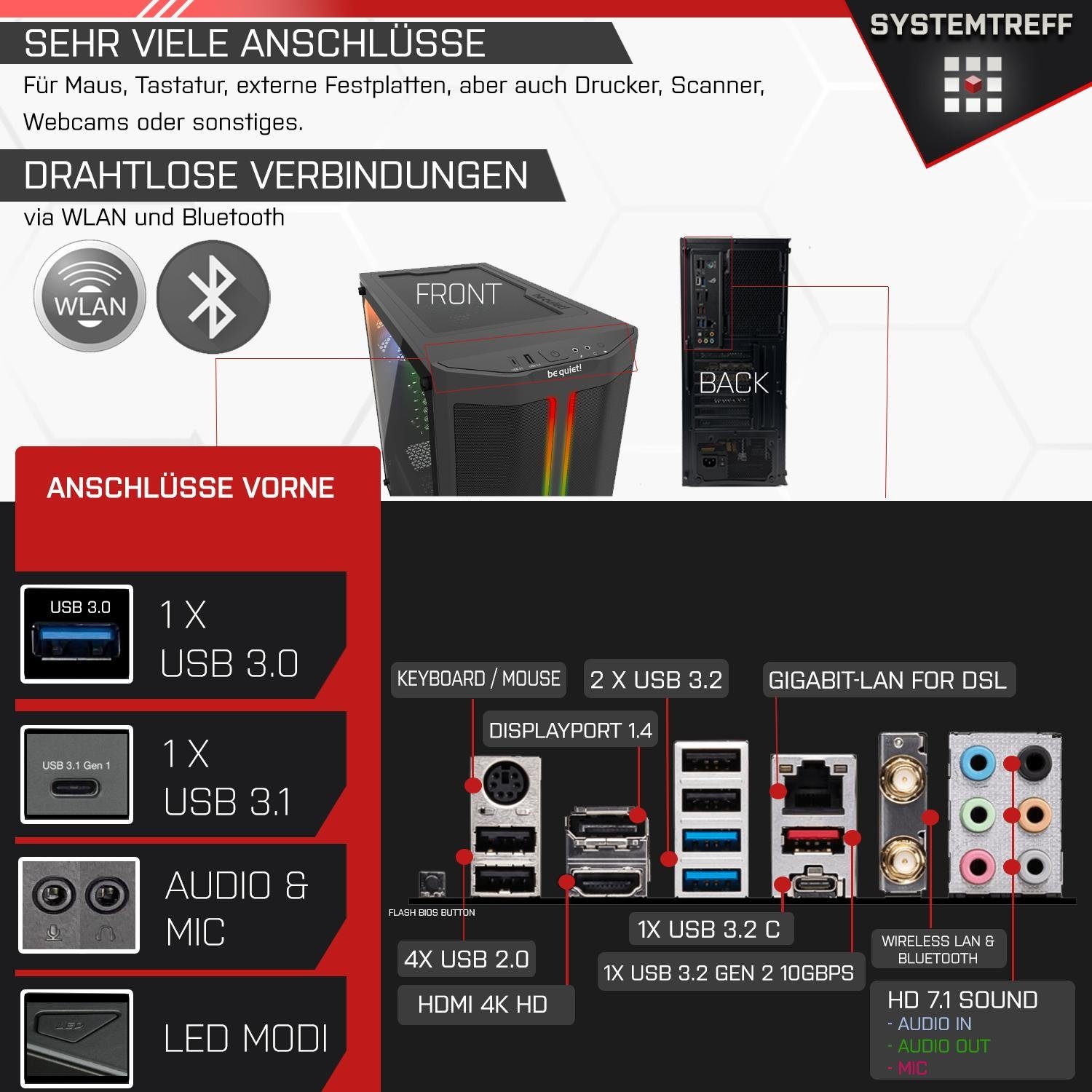 SYSTEMTREFF Gaming-PC-Komplettsystem (27