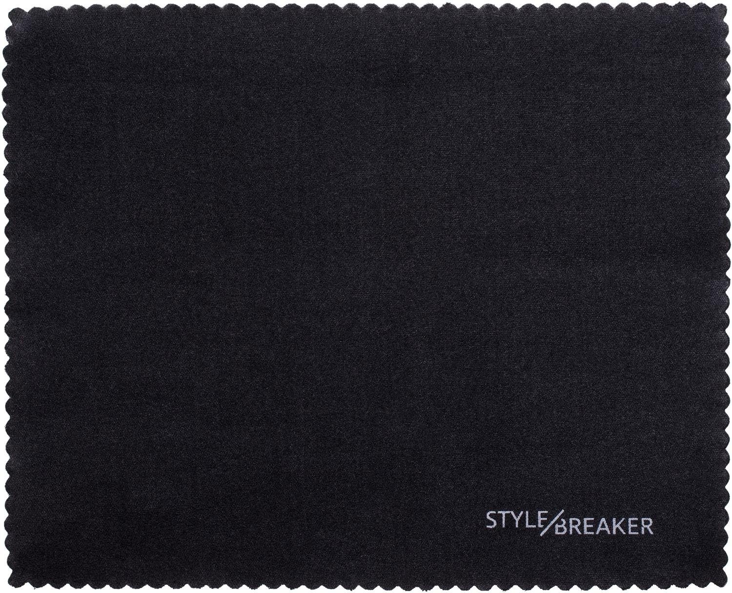 styleBREAKER Brillenetui, Brillenetui Kaktus mit Putztuch