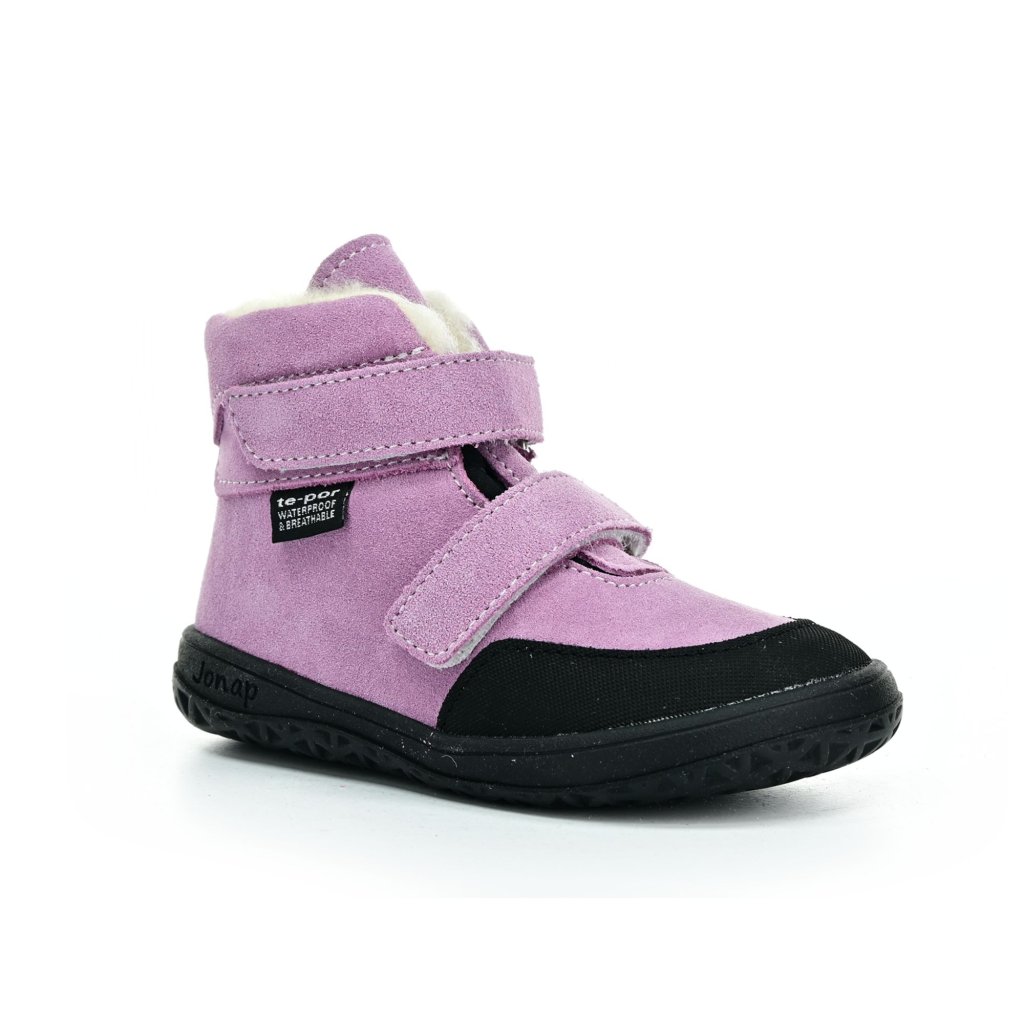 Jonap Jerry Winter Orchid Slim mit Wolle gefütterte Winterbarfußschuhe