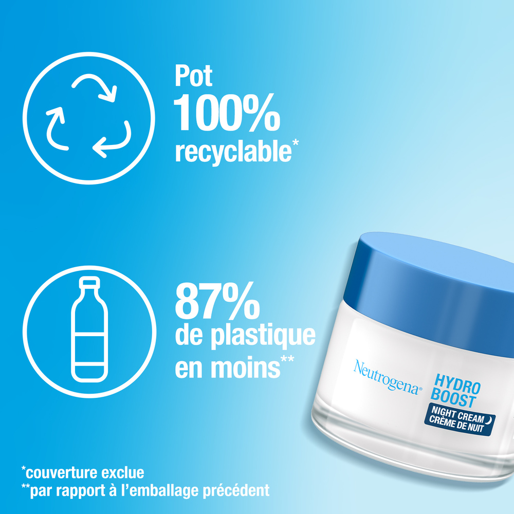 neutrogena Hydro Boost, Crème Hydratante Visage deNuit, Soin Visage, 50ml Hydratant