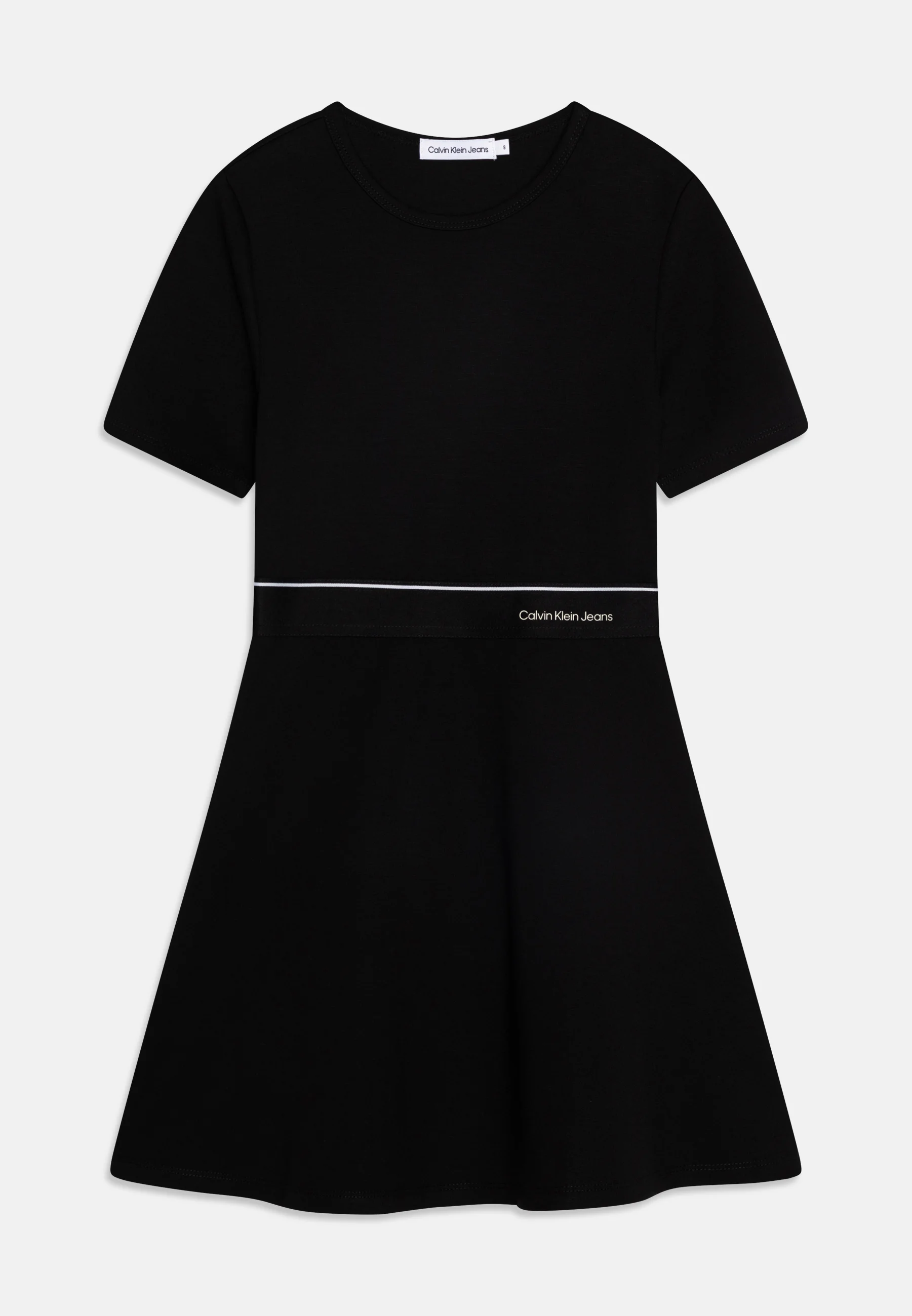 Calvin Klein Jeans VESTIDO CON CINTA CON LOGO PUNTO - Vestido de punto