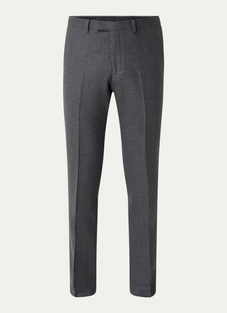 Pantaloni Sandro slim fit din lână virgină, cu buzunare laterale.