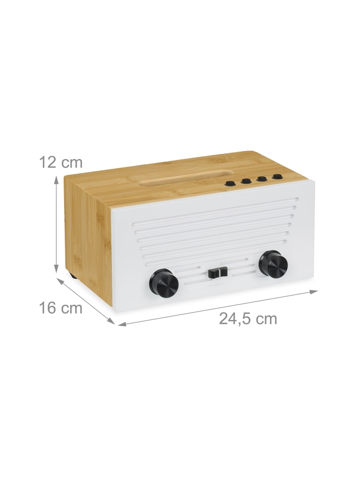 relaxdays Kosmetiktücherbox 