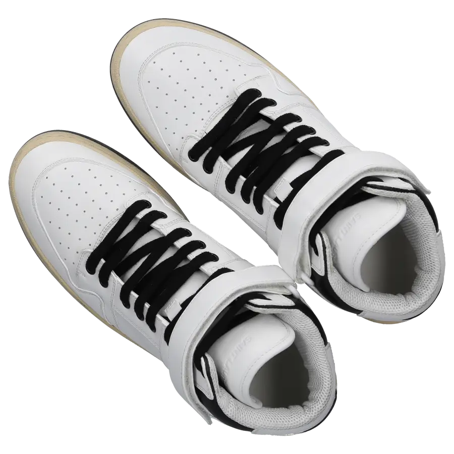 Saint Laurent - Sneaker high LAX Kalbsleder - weiß