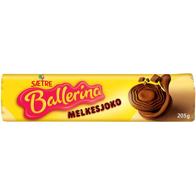 Sætre Ballerina 205 g Melkesjokolade