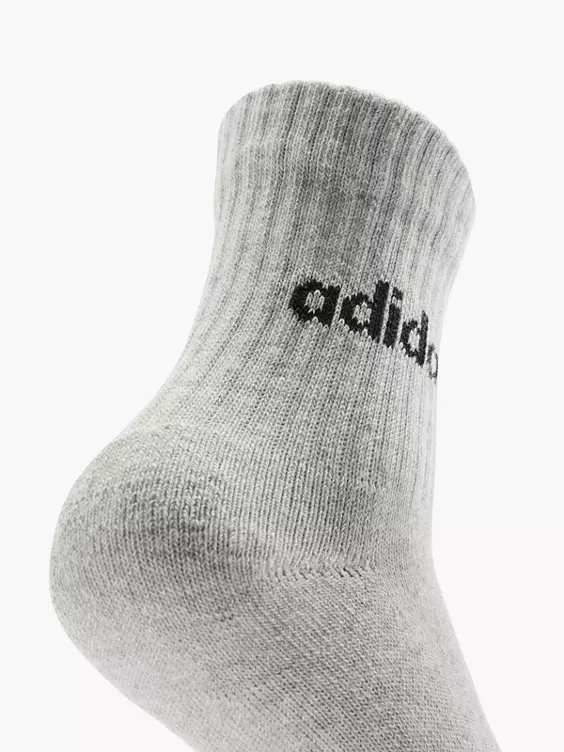 adidas Essentials Linear 3er Pack Crew Socken