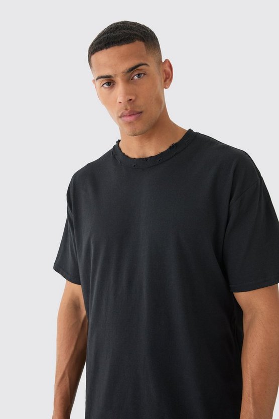 Zerrissenes Oversize T-Shirt