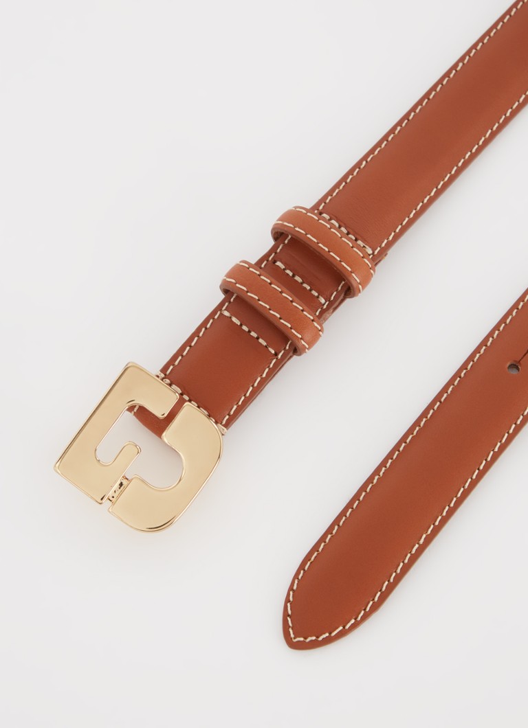 Curea Gerard Darel Lauren din piele cu logo