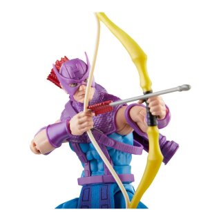 Avengers Marvel Legends Actionfigur: Hawkeye with Sky-Cycle