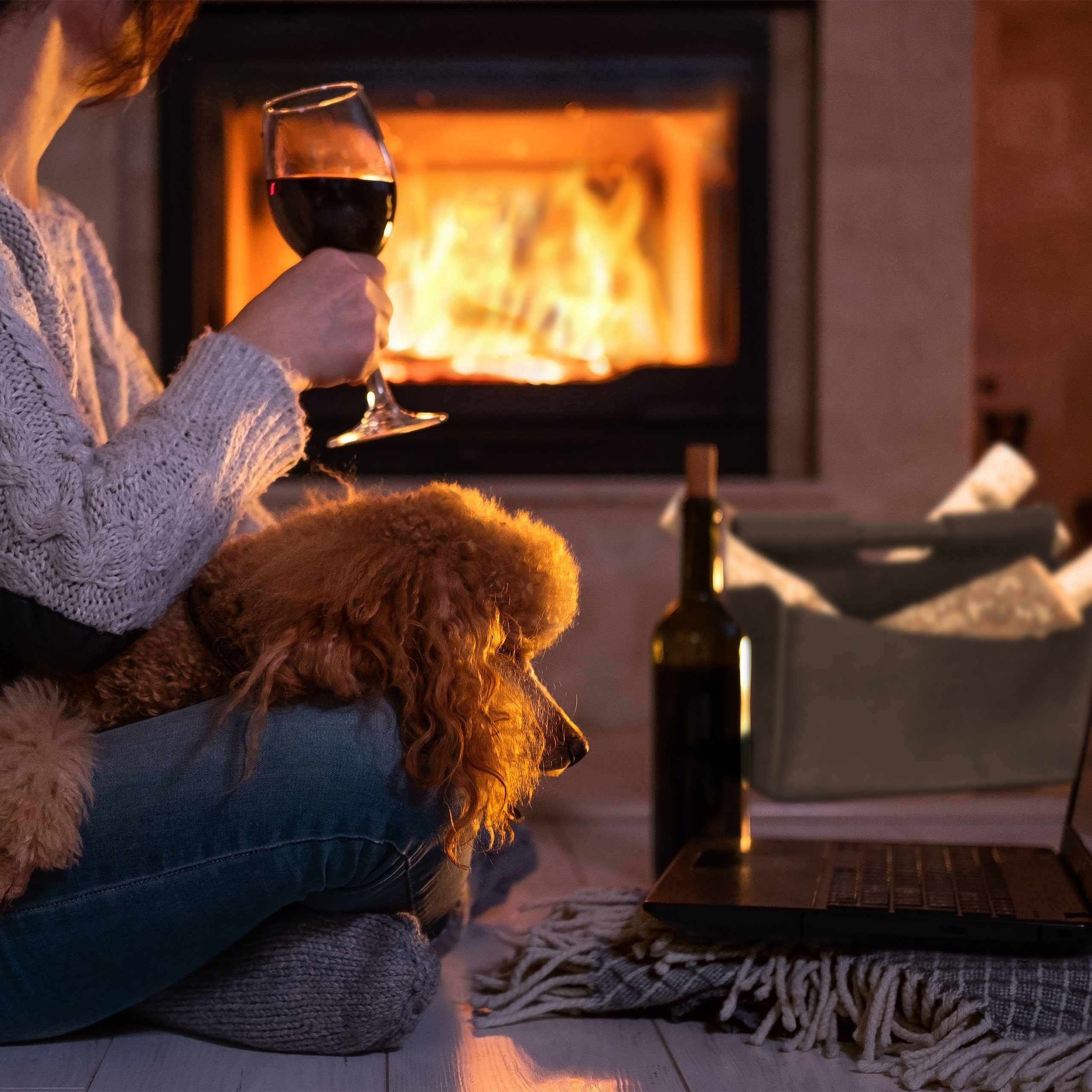 relaxdays Zeitungsständer Zeitungskorb aus Filz, Anthrazit