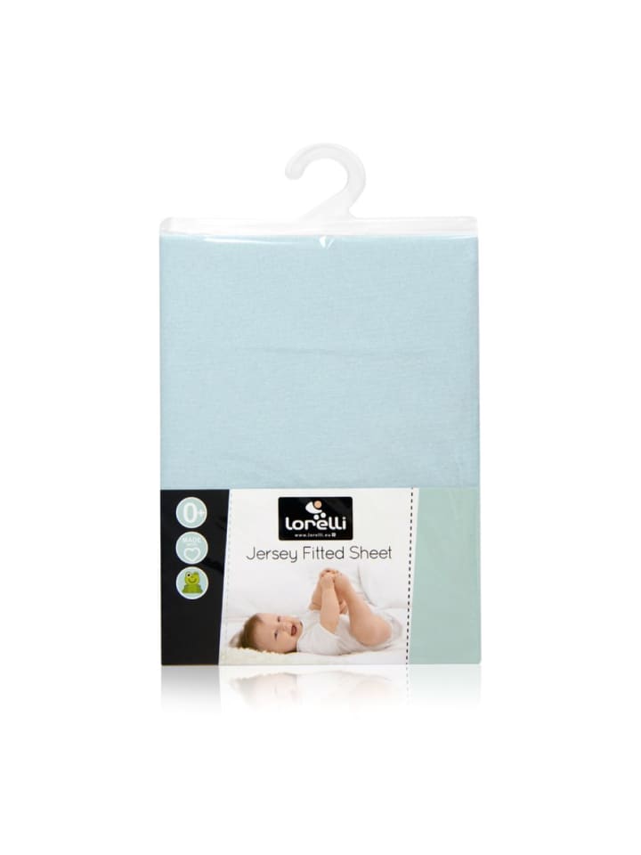 Lorelli Spannbettuch Jersey 60 x 120 cm in blau günstig kaufen 60x120 cm
