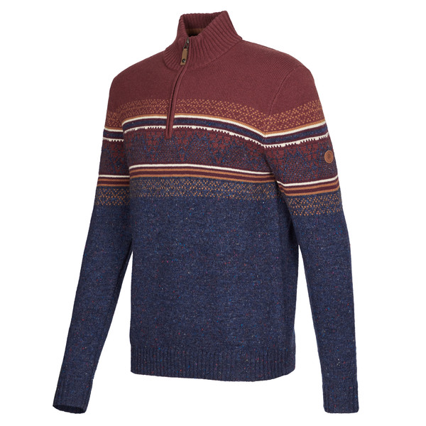 SEQUOIA 1/4 ZIP SWEATER Herren - Wollpullover