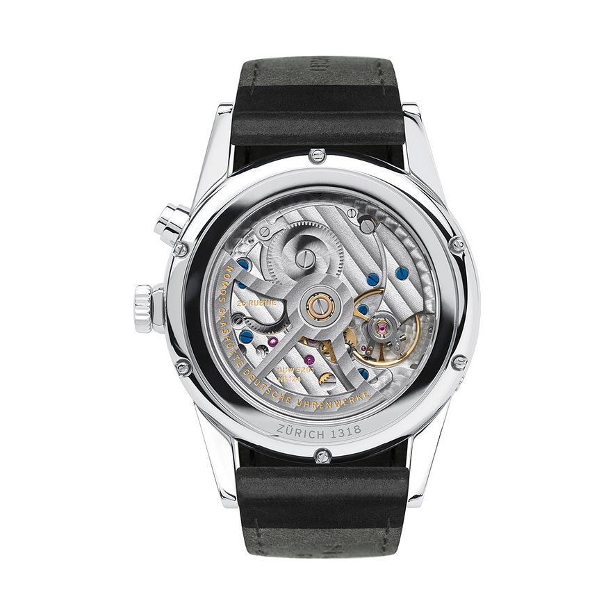 Nomos Glashütte Herrenuhr Zürich Weltzeit