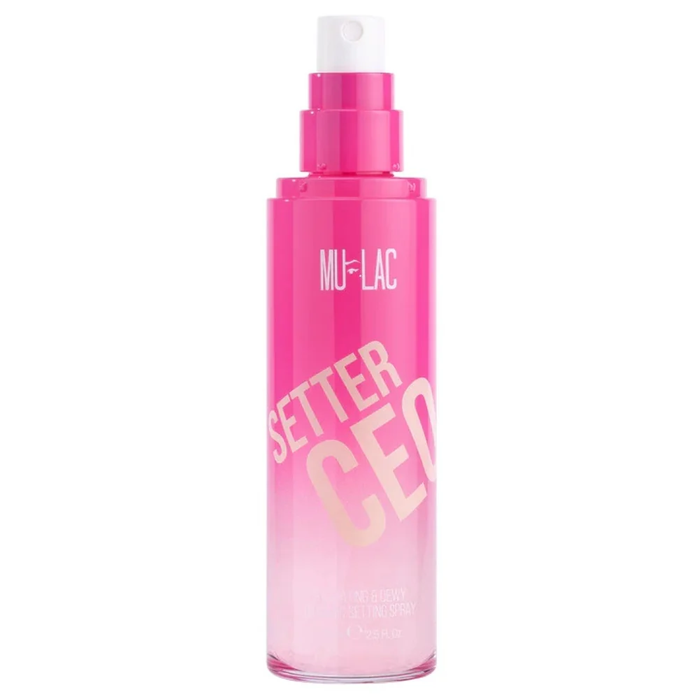 SETER CEO Hydrating & Dewy Biphasic Setting Spray - Kasvojen kiinnityssuihke, Kosteuttava kasvosuihke, Kirkastava kasvosuihke