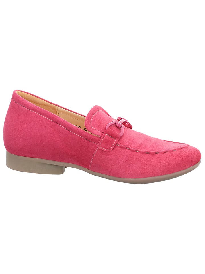 Think! Leder-Mokassins in Pink günstig kaufen