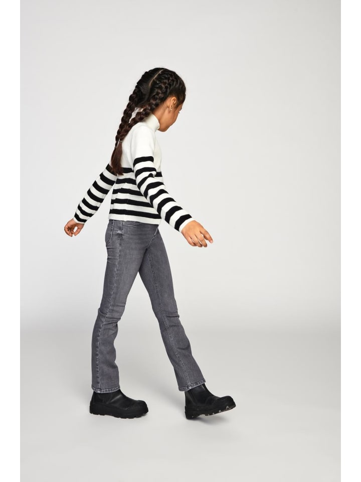 KIDS ONLY Buutcutjeans KOGBLUSH MID FLARED DNM DIA0918 in medium grey denim günstig kaufen