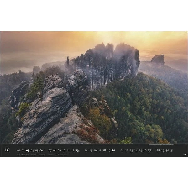 DEUTSCHLANDS NATURPARADIESE KALENDER 2024 - Kalender